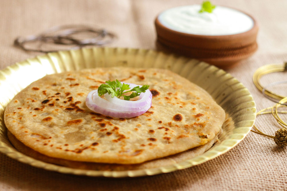 Aloo Pyaz Parantha